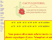 Tablet Screenshot of cactus-esterel.com